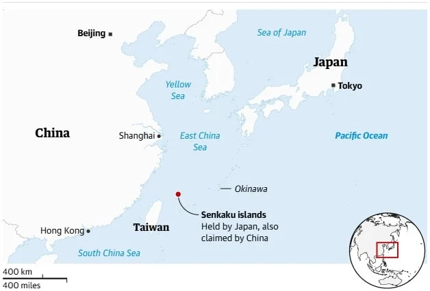 Yaponiya-Çin gərginliyi pikə çatır: Pekin Senkaku adalarına sahil mühafizə gəmiləri göndərdi