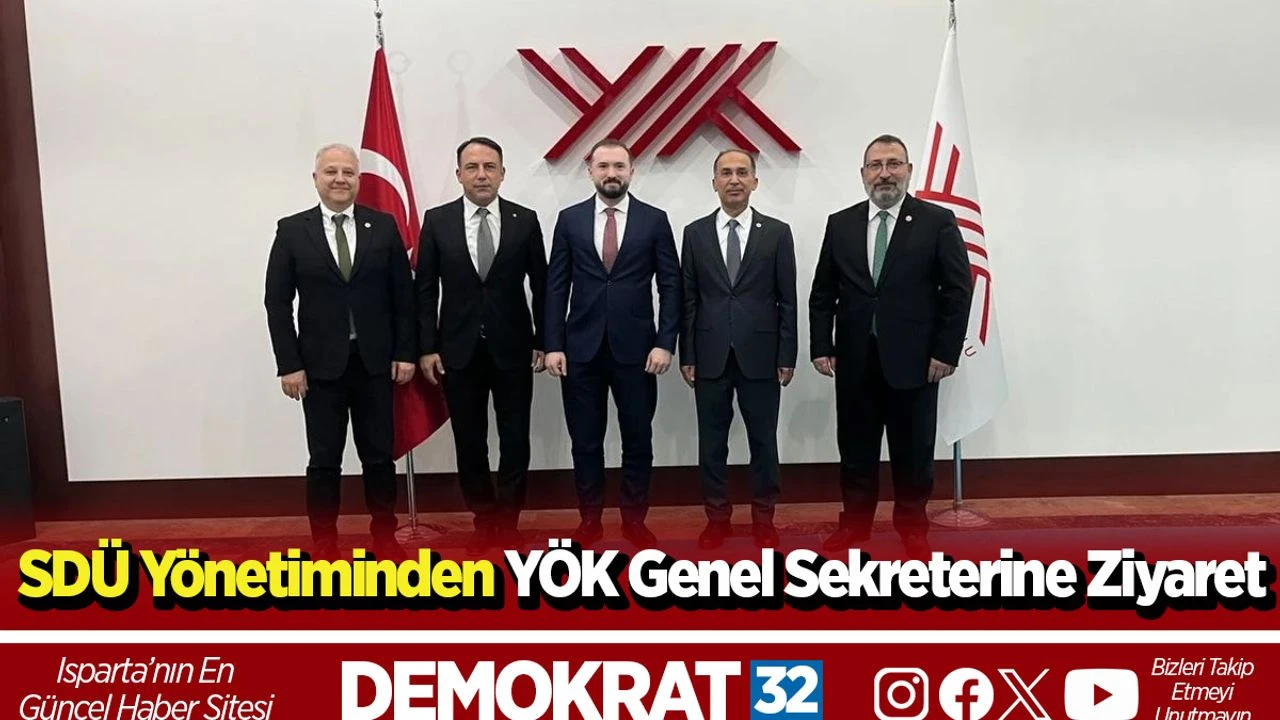 SDÜ rəhbərliyindən YÖK Baş Katibinə səfər
