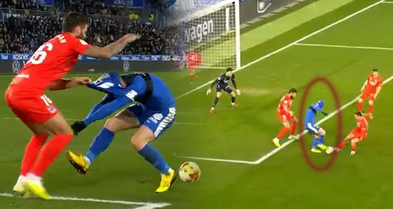 Son 100 ilin ən qəribə penaltisi: Formanı başına keçirdi!