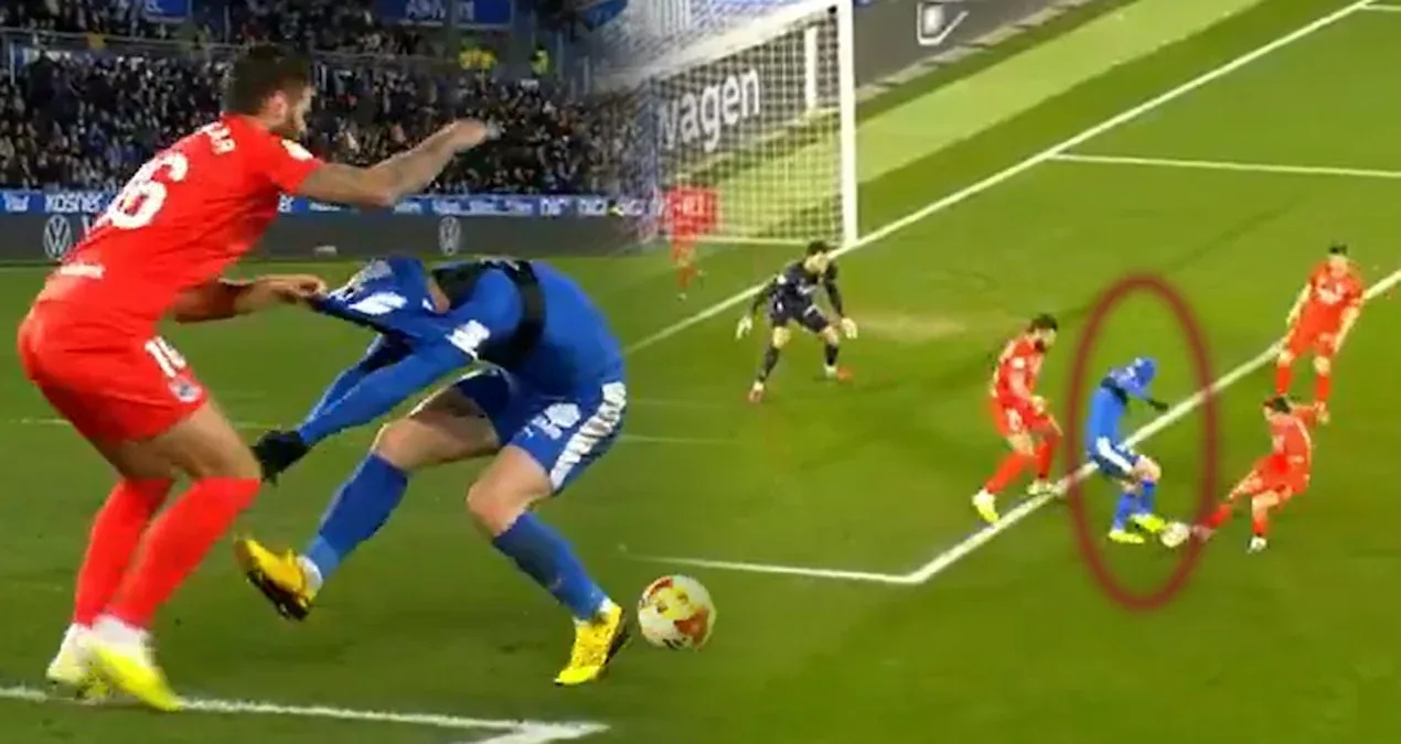 Son 100 ilin ən qəribə penaltisi: Formanı başına keçirdi!