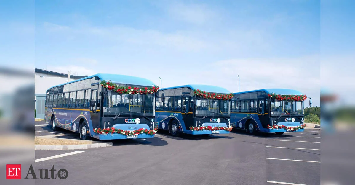 Switch Mobility Mauritius'a ilk elektrikli avtobus partiyasını göndərdi