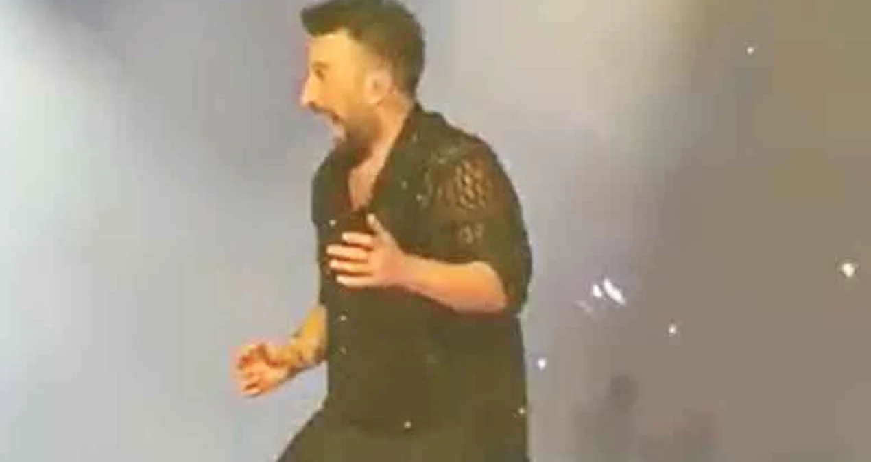 Tarkanın rəqsinə mikrofon dözmədi