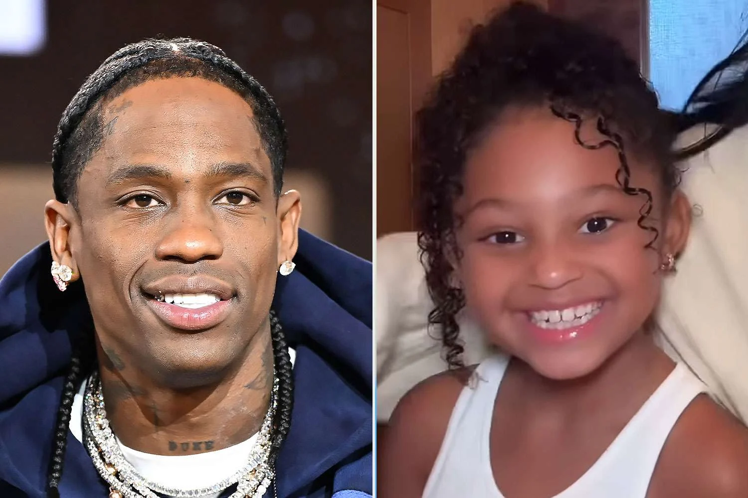 Travis Skott Tokio konsertində 7 yaşlı qızı Stormini səhnəyə çıxardı