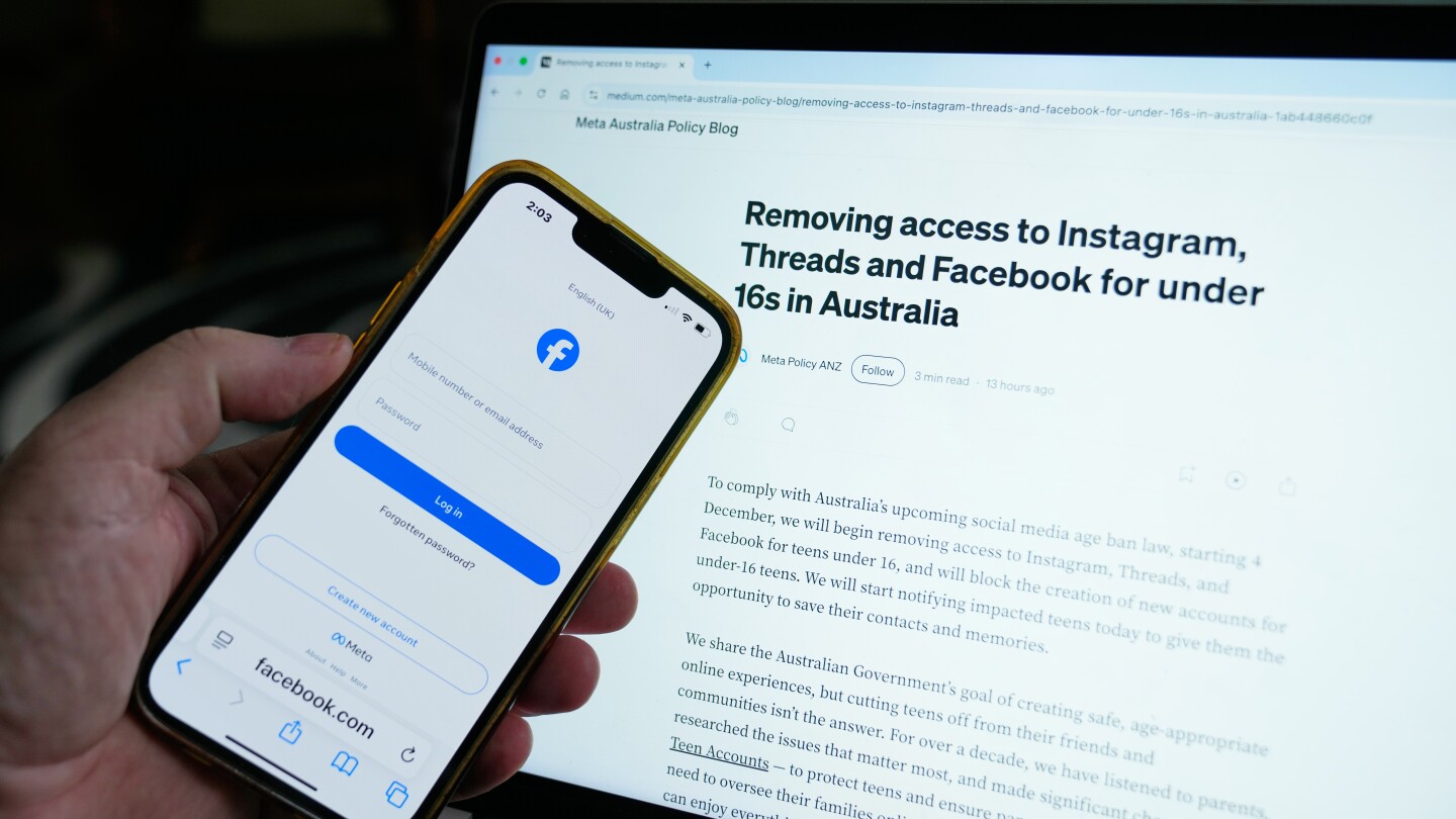 Meta avstraliyalı gəncləri sosial media qadağası gəlmədən məlumatlarını yükləməyə səsləyir