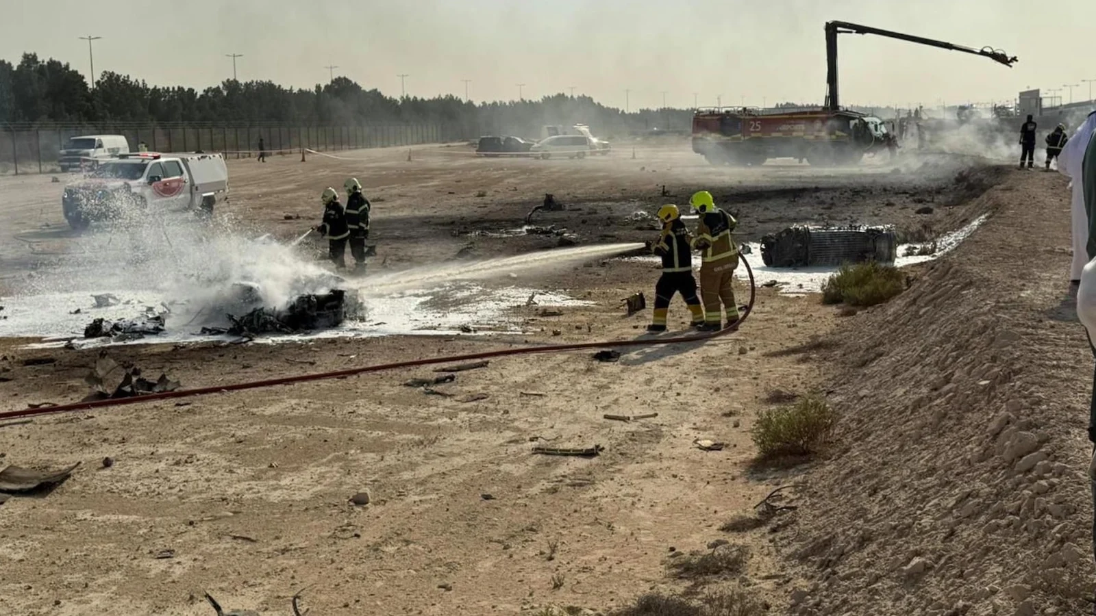 Hindistan qırıcısı Dubay Aviaşousunda qəzaya uğradı pilot həlak oldu