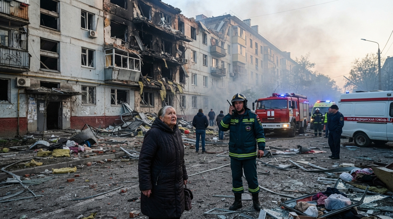 Rusiyaya kütləvi dron hücumu: Rostovda fövqəladə rejim tətbiq olunub