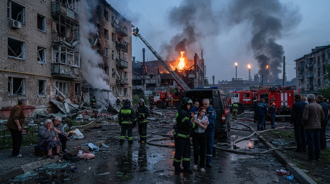 Tatarıstanın Nijnekamsk şəhərinə PUA hücumu: 12 nəfər həlak olub, 39 nəfər yaralanıb